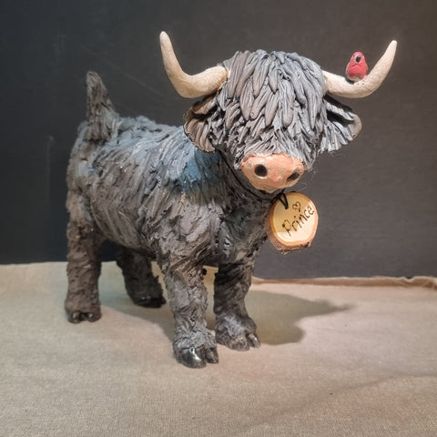 ORDER - BIG Wee Hairy Heelan's - Black Coo