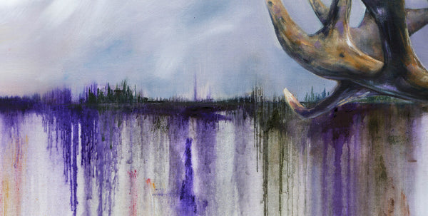 Dawn Call - Limited Edition Print A Portrait of a Highland Red Deer Stag